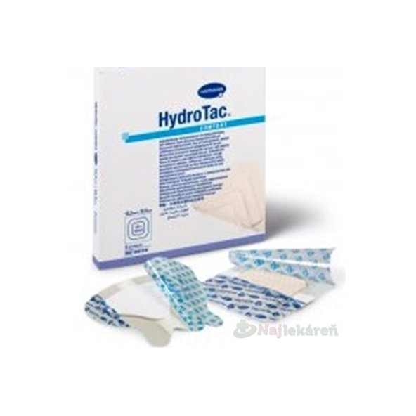 HydroTac Sacral penové krytie na rany 22 × 22 cm 3 ks
