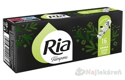 Ria Tampons SUPER PLUS hygienické tampóny 16 ks