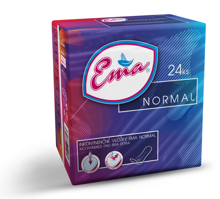 Ema Normal vložky inkontinenčné, pre ženy 24ks