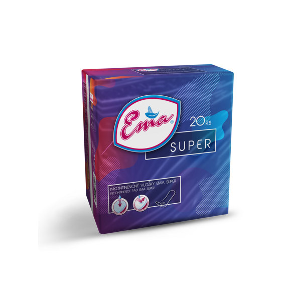 Ema Super vložky inkontinenčné, pre ženy 20ks