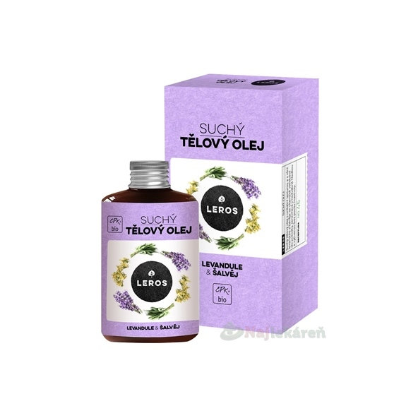 LEROS SUCHÝ TELOVÝ OLEJ LEVANDUĽA & ŠALVIA 100 ml
