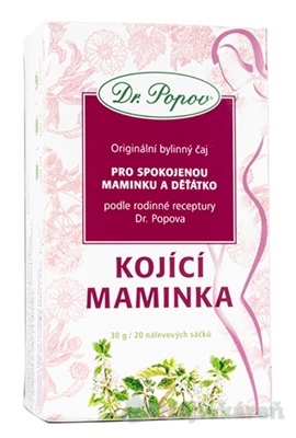Dr. Popov Bylinný čaj Dojčiaca mamička 20 vrecúšok