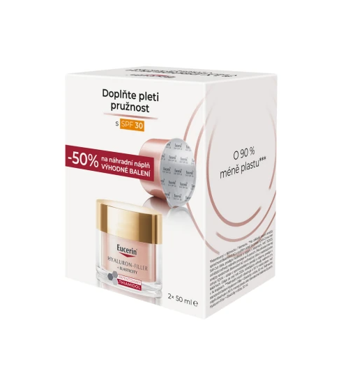 Eucerin HYALURON-FILLLER+ELASTICITY Rosé Denný krém + náhradná náplň