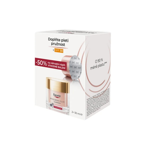 Eucerin HYALURON-FILLLER+ELASTICITY Rosé Denný krém + náhradná náplň