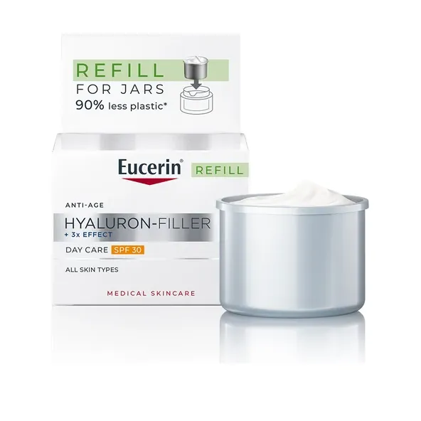 Eucerin HYALURON-FILLER + 3x EFFECT Denný krém SPF 30 náhradná náplň 50ml