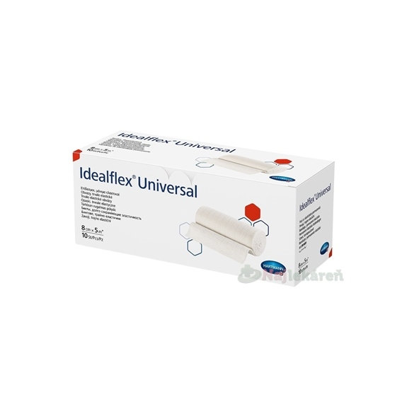 Idealflex universal obväz 8 cm x 5 m 10 ks