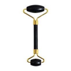 Čierny bian jadeitový masážny roller na tvár Venoc