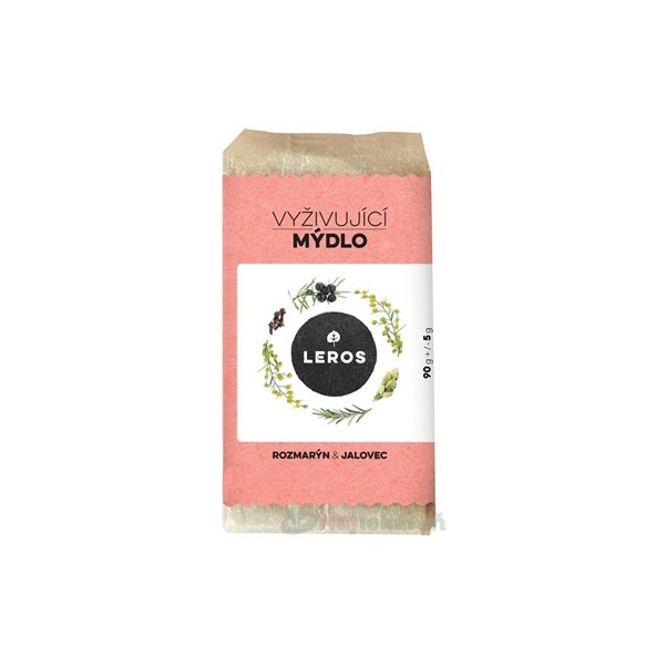 LEROS VYŽIVUJÚCE MYDLO ROZMARÍN & BORIEVKA tuhé mydlo 90 g