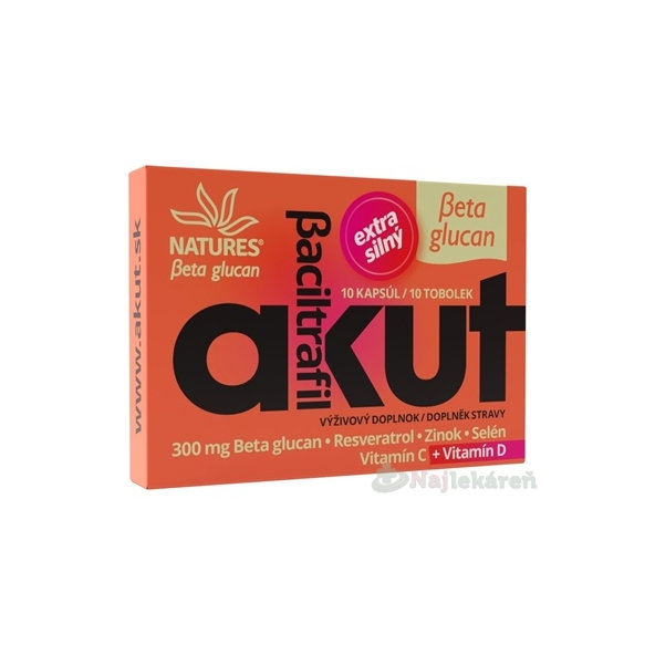 NATURES Baciltrafil akut 10 kapsúl