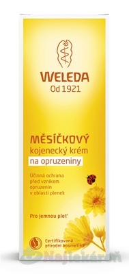 WELEDA baby NECHTÍKOVÝ dojčenský krém na zadoček 30 ml