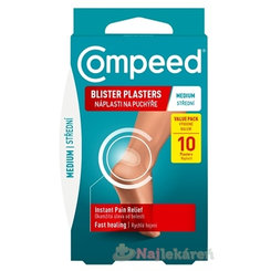 Compeed NÁPLASŤ na pľuzgiere na nohách STREDNÁ 10ks