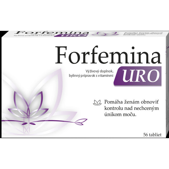 Dr. Theiss Forfemina Uro obnovuje kontrolu nad únikom moču 56 tabliet