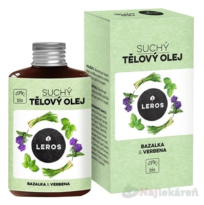 LEROS SUCHÝ TELOVÝ OLEJ BAZALKA & VERBENA 100 ml kúpite na Najlekaren.eu
