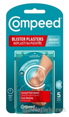 Compeed NÁPLASŤ na pľuzgiere DISCREET 5ks kúpite na Najlekaren.eu