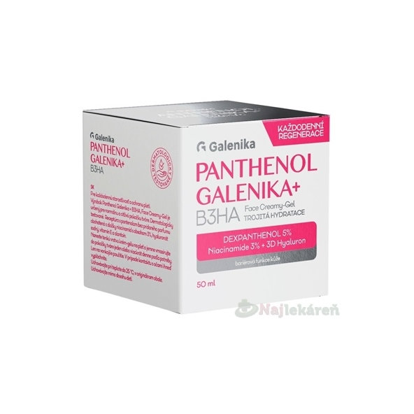 GALENIKA Panthenol+ B3HA Face Creamy-Gel 50 ml