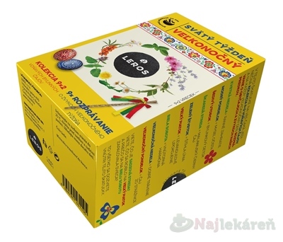 LEROS Svätý týždeň Veľkonočný kolekcia 9x2 vrecúšok