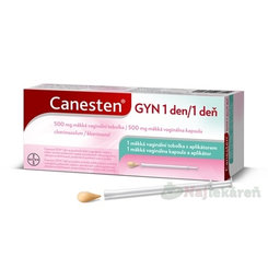 Canesten GYN 1 deň vaginálna kapsula s aplikátorom na infekcie pošvy 1ks