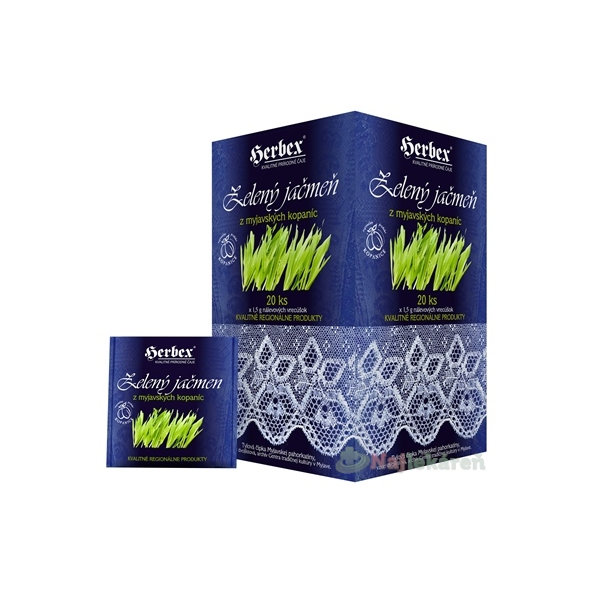 HERBEX ZELENÝ JAČMEŇ z myjavských kopaníc nálevové vrecúška 30 g