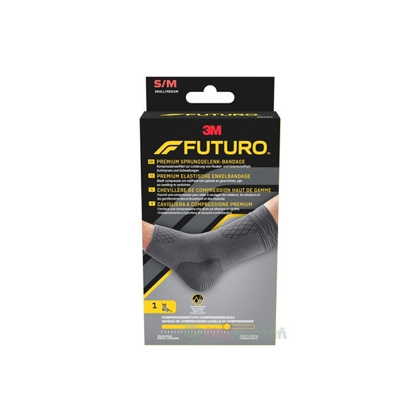 3M Futuro 49004 Prémiová kompresná bandáž na členok S/M