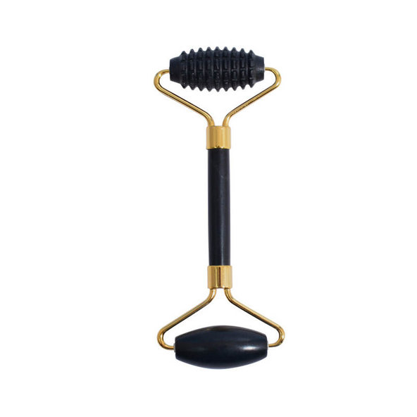 Akupresúrny jadeitový čierny bian masážny roller na tvár Venoc