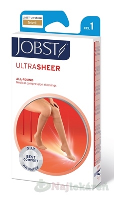 JOBST ULTRA SHEER kompresívne lýtkové pančuchy s otvorenou špičkou veľ. 4, 1 pár