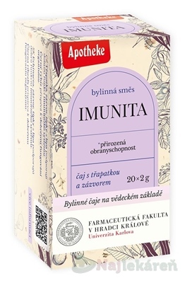APOTHEKE FARMA IMUNITA bylinná zmes v nálevových vrecúškach 20x2 g