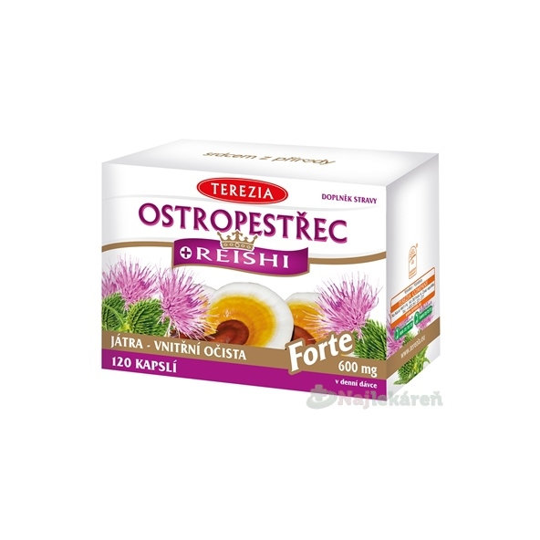 TEREZIA PESTREC + REISHI forte 120 kapsúl