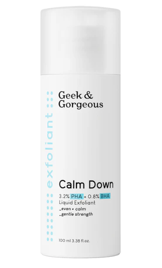 Geek & Gorgeous Calm Down PHA + BHA Liquid Exfoliant 100ml