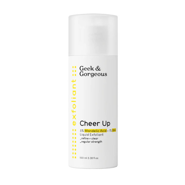 Geek & Gorgeous Cheer Up Kyselina mandľová + salicylová Exfoliant 100ml