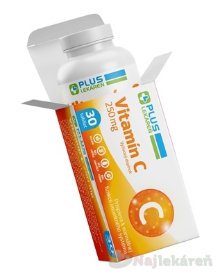 Plus Lekáreň Vitamín C 250 mg 30 tabliet
