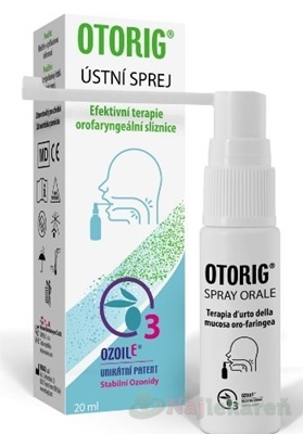 Otorig ústny sprej OzoilE 20 ml
