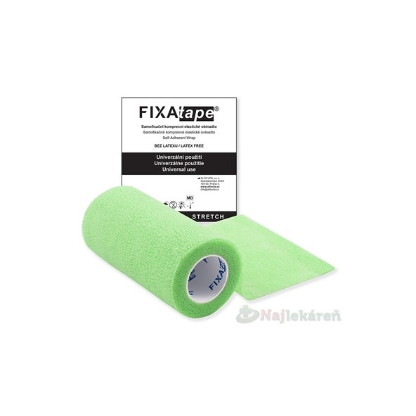 FIXAtape STRETCH Samofixačné ovínadlo zelené 10cm x 450cm 1 ks