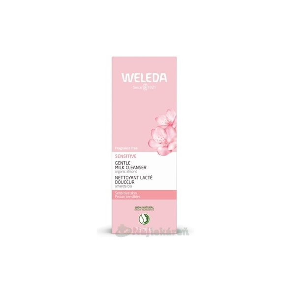 WELEDA Jemné čistiace mlieko Sensitive s bio mandľovým olejom 75 ml