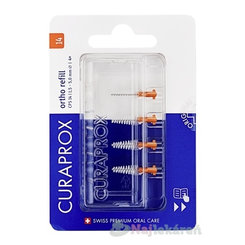 CURAPROX CPS 14 ortho refill oranžová medzizubné kefky 4 ks