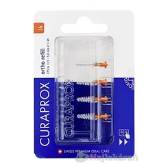 CURAPROX CPS 14 ortho refill oranžová medzizubné kefky 4 ks