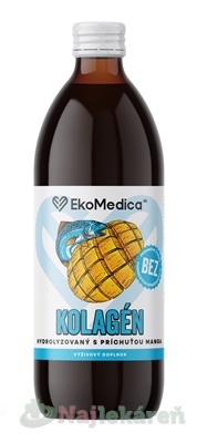 EkoMedica SK Kolagén nápoj mangová príchuť 500 ml kúpite na Najlekaren.eu