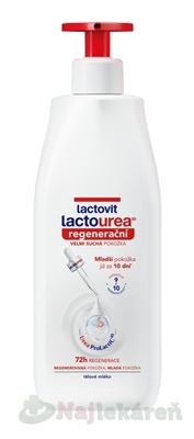 Lactovit Lactourea Telové mlieko regeneračné 400 ml