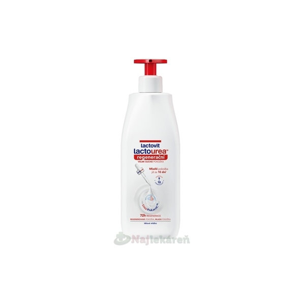 Lactovit Lactourea Telové mlieko regeneračné 400 ml