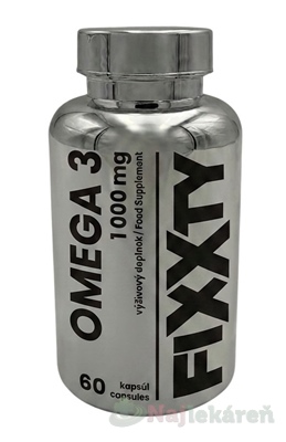Fixxty Omega 3 1000 mg 60 kapsúl