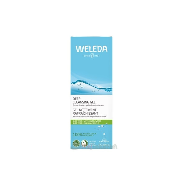 WELEDA Hĺbkovo čistiaci gél s aloe vera 150 ml