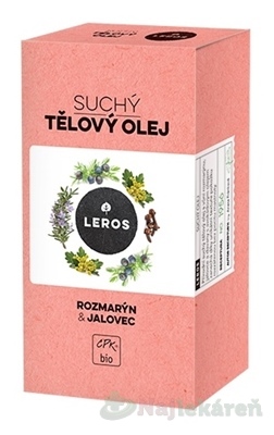 LEROS SUCHÝ TELOVÝ OLEJ ROZMARÍN & BORIEVKA 100 ml kúpite na Najlekaren.eu