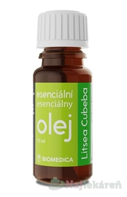 BIOMEDICA Esenciálny olej Litsea Cubeba 10ml kúpite na Najlekaren.eu