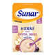 SUNAR mliečna KAŠA 8 CEREÁLIÍ slivka, jablko 6m+ 210 g