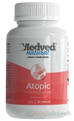 Medveď natural Atopic 30 kapsúl