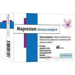 GENERICA Magnesium stress comfort 60 kapsúl