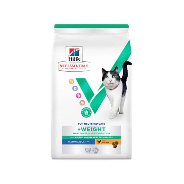 HILLS VE Feline Multi Benefit Adult Weight Chicken granule pre mačky 1,5kg