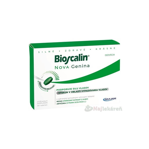 BIOSCALIN kapluse proti vypadávaniu vlasov 30 ks