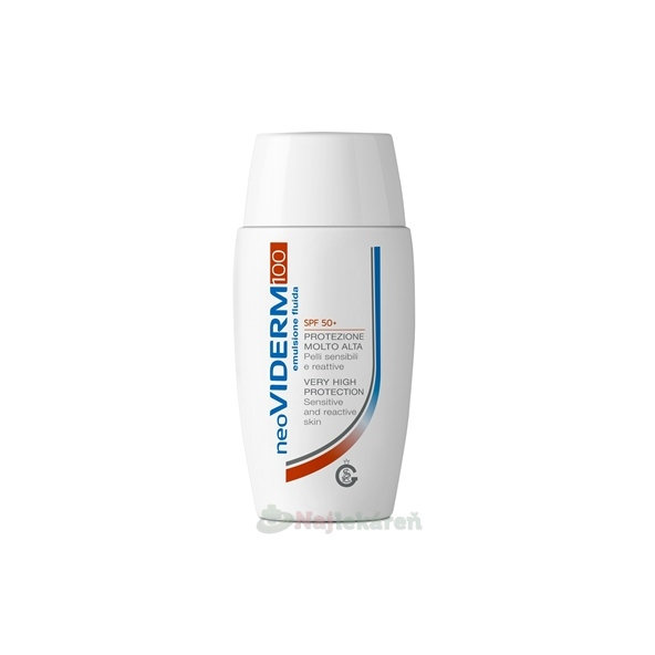 neoVIDERM 100 SPF 50+ fluidná emulzia s ochranným faktorom 50 ml