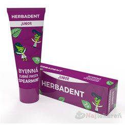 HERBADENT JUNIOR Bylinná zubná pasta SPEARMINT 75g