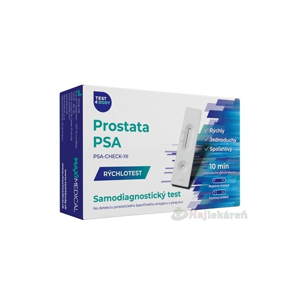 MAXIMEDICAL Rýchlotest Prostata PSA samodiagnostický test z krvi 1 set